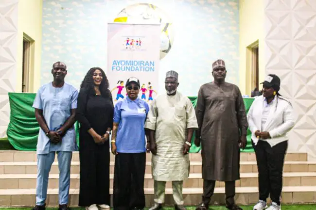 honourable-ayo-omidiran-launches-girls-play-sports- women-football- tournament-ayomidiran-foundation-nff-nigeria-football-federation-dr-muhammad-sanusi