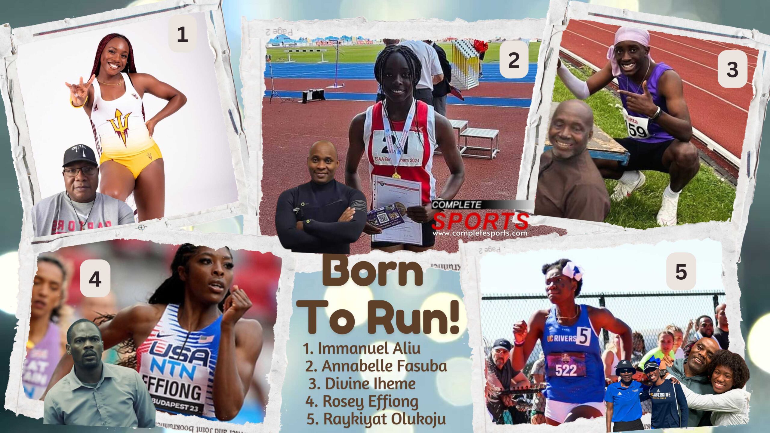 Born To Run: 5 Nigerian Track & Field Stars Whose Children Have Taken After Their Profession
