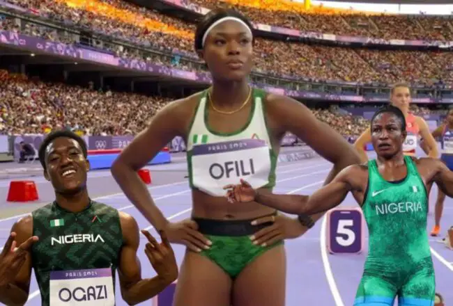 team-nigeria-paris-2024-olympic-games-favour-ofili-blessing-oborodudu-samuel-ogazi