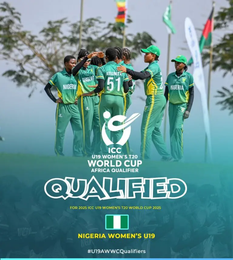 Cricket Nigeria's U19 Book 2025 ICC World Cup Berth In Malaysia