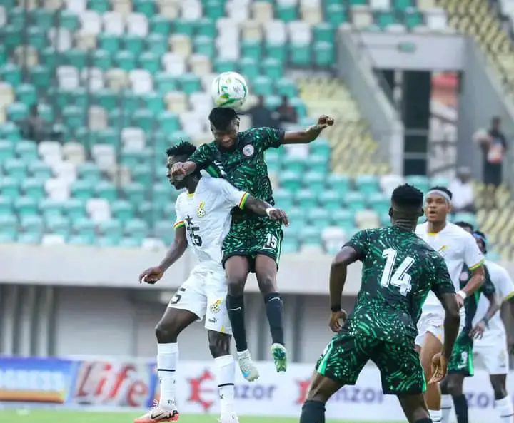 nigeria-vs-ghana-super-eagles-b-black- galaxies-chan-2024-qualifiers-african-nations-championship-daniel-ogunmodede