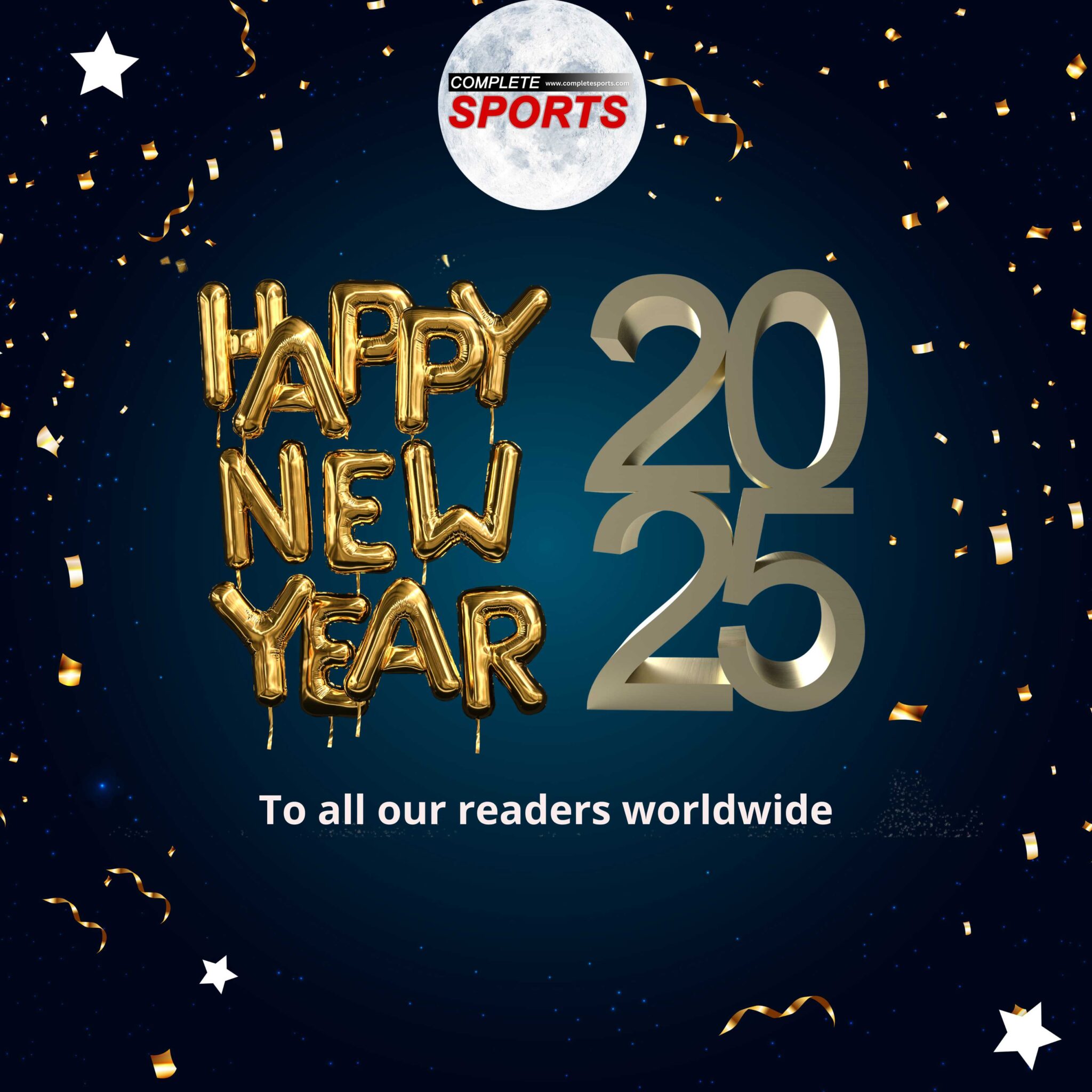 Happy New Year 2025 From Complete Sports!