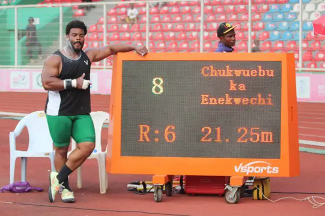 chukwuebuka-enekwechi-shot-put-2022-nigerian-athletics-championships