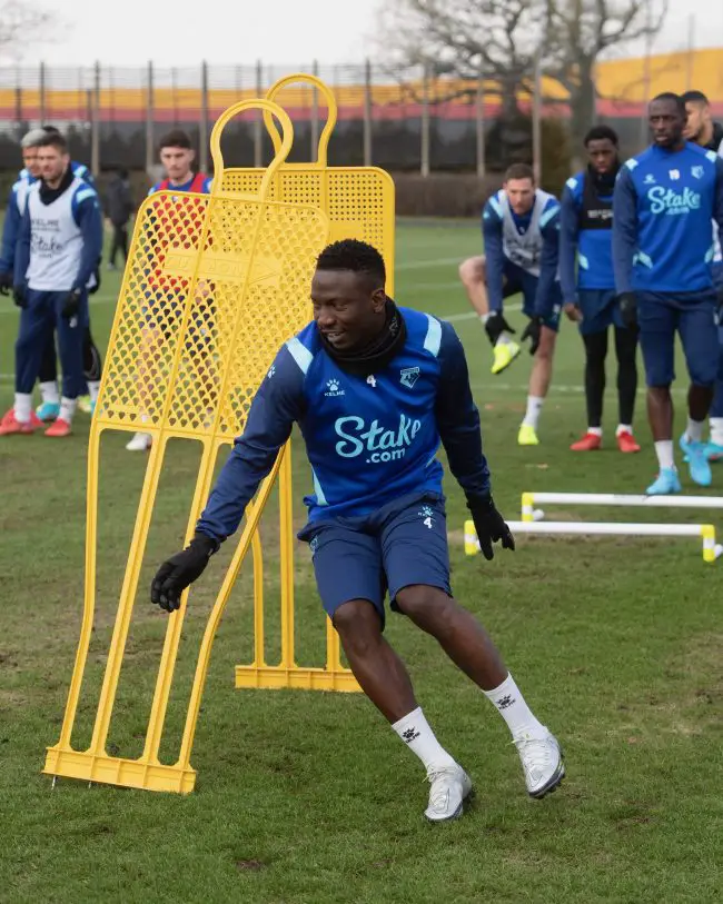 Etebo Returns To Full Training At Watford Etebo Returns To Full Training At Watford