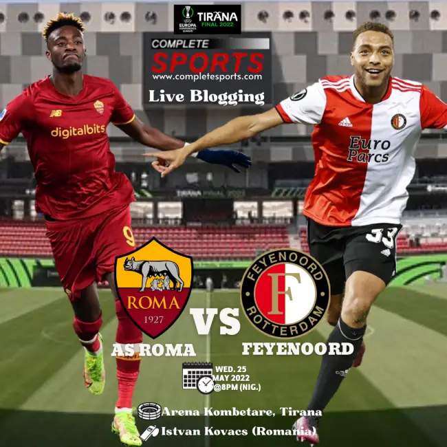 as-roma-vs-feyenoord-rotterdam-live-blogging-uefa-europa-conference-league-final-arena-kombetare-tirana